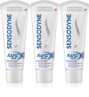 Sensodyne Rapid pastă de dinți pentru dinti sensibili 3x75 ml