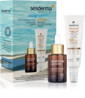 Sesderma Set Hidraderm Hyal + Repaskin darčeková sada 2 ks