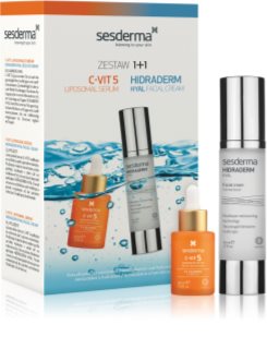 Sesderma Set C-Vit 5 + Hidraderm Hyal zestaw upominkowy do rozjaśnienia i nawilżenia 2 szt.