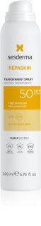 Sesderma Repaskin Transparent Spray spray solar transparente SPF 50 200 ml