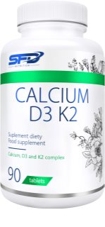 SFD Nutrition Calcium D3 K2 wsparcie prawidłowego stanu kości i zębów 90 tabletek