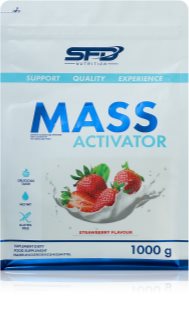 SFD Nutrition Mass Activator podpora tvorby svalové hmoty příchuť Strawberry 1000 g