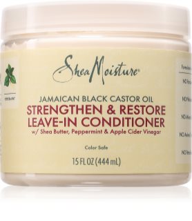 Shea Moisture Jamaican Black Castor Oil Strengthen & Restore незмиваючий кондиціонер для кучерявого волосся 431 мл