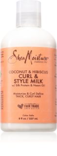 Shea Moisture Coconut & Hibiscus Curl & Style hydratační mléko pro kudrnaté vlasy 237 ml