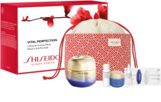 Shiseido Vital Perfection Uplifting and Firming Cream Pouch Set coffret (para suavizar contornos do rosto)