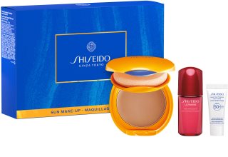 Shiseido Expert Sun Protector Tanning Compact Foundation SPF10 coffret cadeau teinte Bronze