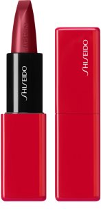 Shiseido Makeup Technosatin gel lipstick saténový rúž odtieň 411 Scarlet Cluster 4 g