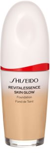 Shiseido Revitalessence Skin Glow Foundation könnyű alapozó világosító hatással SPF 30