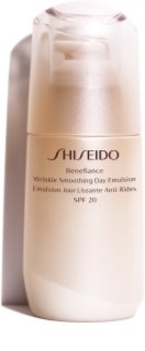 Shiseido Benefiance Wrinkle Smoothing Day Emulsion schützende Emulsion gegen Hautalterung SPF 20 75 ml
