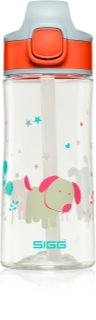 Sigg Miracle cantimplora infantil con pajita Puppy Friend 450 ml
