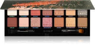 Sigma Beauty Warm Neutrals Eyeshadow Palette palette de fards à paupières 25.5 g