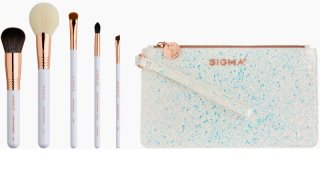 Sigma Beauty Brush Set Holiday Glam putni set kistova s torbicom