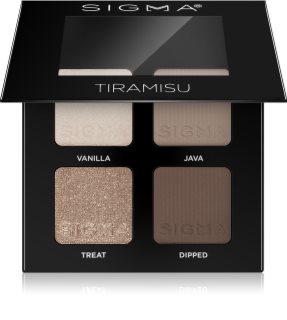 Sigma Beauty Quad szemhéjfesték paletta árnyalat Tiramisu 4 g