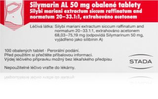 STADA Silymarin AL 50 mg obalené tablety pro podporu trávení 100 tbl