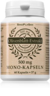 SinoPlaSan Olivenblattextrakt 500 mg MONO Kapseln mit Pflanzenextrakten 60 Kapseln