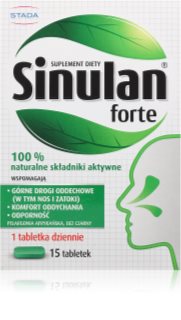 Sinulan Sinulan Forte tabletki na prawidłowe funkcjonowanie układu oddechowego 15 tabletek