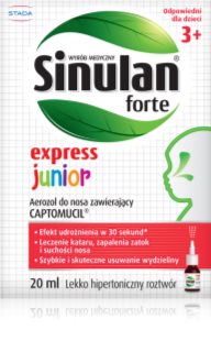 Sinulan Express Junior spray do nosa dla dzieci 20 ml