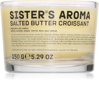 Sister's Aroma Salted Butter Croissant doftljus 150 g