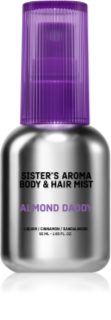 Sister's Aroma Almond Daddy Body & Hair Mist parfumeret spray til krop og hår til kvinder 50 ml