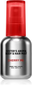 Sister's Aroma Cherry Me parfümierter Sprühnebel Für Körper und Haar für Damen 50 ml
