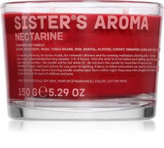Sister's Aroma Nectarine scented candle 150 g