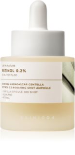 SKIN1004 Lab In Nature Retinol 0.2% Boosting Shot Ampoule відновлювальна сироватка проти зморшок покращує еластичність шкіри обличчя 30 мл