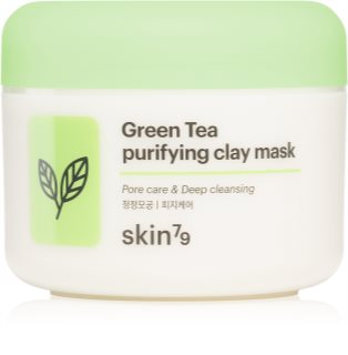 Skin79 Green Tea głęboko oczyszczająca maseczka peelingująca z glinką 100 ml