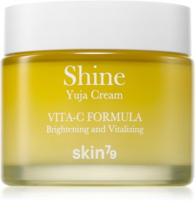 Skin79 Shine Yuja Cream Vita-C Formula kosteuttava ja kirkastava kasvovoide hyperpigmentoituneelle iholle 70 ml