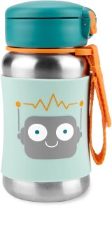 Skip Hop Spark Style Straw Bottle roestvrijstalen drinkfles met rietje