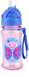 Skip Hop Zoo Tritan pudele ar salmiņu Butterfly 12m+ 355 ml
