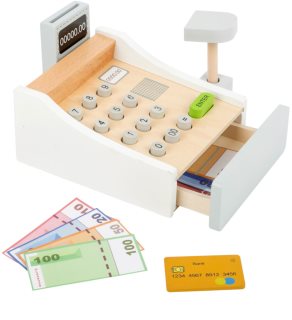 Small foot Wooden Toy Cash Register White toy wooden 3 y+ 1 pc