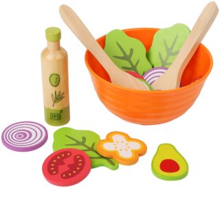 Small foot Wooden Salad Making Set sada hračiek z dreva 2 y+ 15 ks