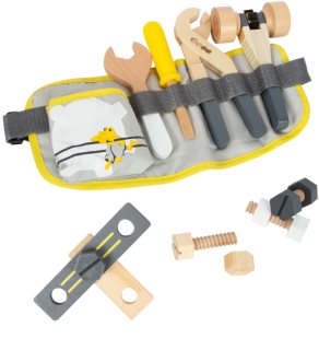 Small foot Miniwob Tool Case rotaļlietu komplekts koka 3 y+ 15 gab.
