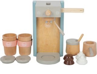 Small foot Tasty Coffee Maker sada hraček ze dřeva 3 y+ 1 ks