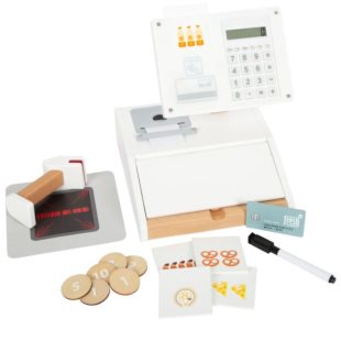 Small foot Wooden Toy Cash Register Fresh hračka ze dřeva 3 y+ 1 ks