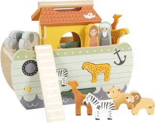 Small foot Noah's Ark rotaļlietu komplekts koka 12 m+ 15 gab.