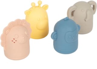 Small foot Silicone Bath Toy Set jucărie pentru apă 12m+ 4 buc