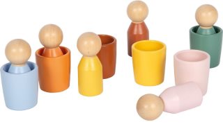 Small foot Montessori set de jucării din lemn 12m+ 12 buc