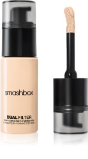 Smashbox DUAL-FILTER 2-in-1 Concealer + Foundation Jumestus- ja peitekreem varjund Fair 2 Neutral 23.6 ml