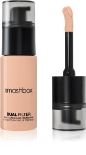 Smashbox DUAL-FILTER 2-in-1 Concealer + Foundation Jumestus- ja peitekreem varjund Light 8 Cool 23.6 ml