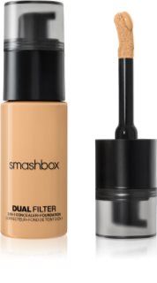 Smashbox DUAL-FILTER 2-in-1 Concealer + Foundation Jumestus- ja peitekreem varjund Light 9 Warm 23.6 ml