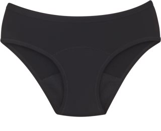 Snuggs Period Underwear Classic: Medium Flow Black materiałowe majtki menstruacyjne na średnio obfite miesiączki