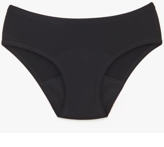 Snuggs Period Underwear Classic: Heavy Flow Black тканинні менструальні труси при рясній менструації