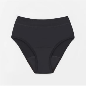 Snuggs Period Underwear Hugger: Extra Heavy Flow Black тканинні менструальні труси при рясній менструації