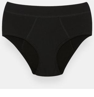 Snuggs Incontinence Recycled Nylon Super Heavy Black mutandine lavabili per incontinenza