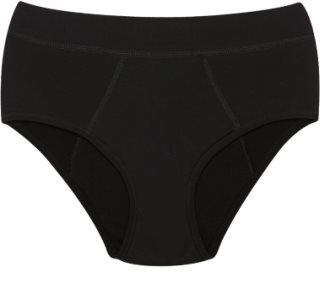 Snuggs Incontinence Recycled Nylon Super Heavy Black mosható inkontinencia bugyi