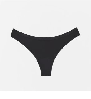 Snuggs Period Underwear Brazilian: Light Flow Black kangast menstruatsioonialuspüksid kerge menstruatsiooni korral