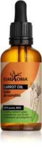 Soaphoria Organic nährendes Karottenöl für Gesicht, Körper und Haare 50 ml