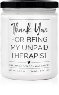 Soaphoria Thank You for Being My Unpaid Therapist candela profumata 220 ml