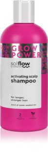 so!flow Grow Power Shampoo šampon za poticanje rasta kose parfemi Raspberry 300 ml